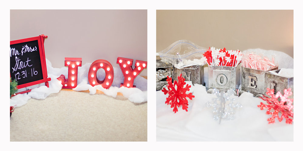SSP Winter Wedding|reception details| Christmas wedding