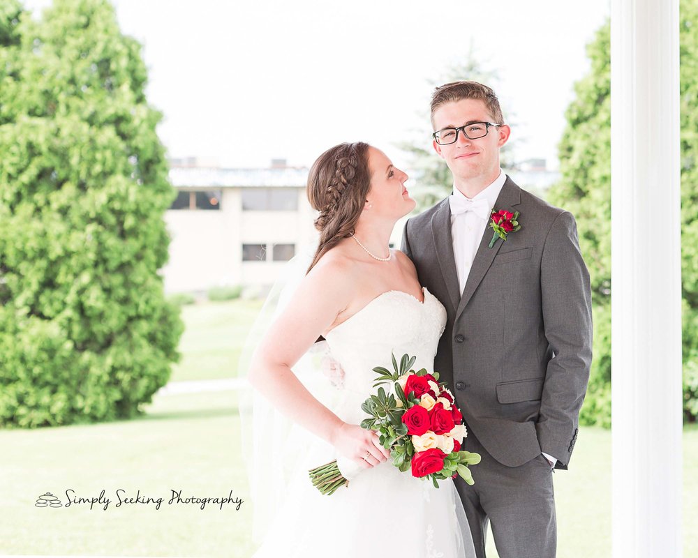 SSP spring wedding|bride and groom|red and charcoal wedding
