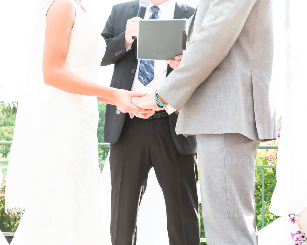 SSP fall wedding| ceremony| bride and groom| peach and gray wedding