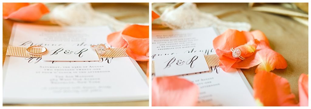 Stationary details|Laurel Hall Wedding Styled shoot