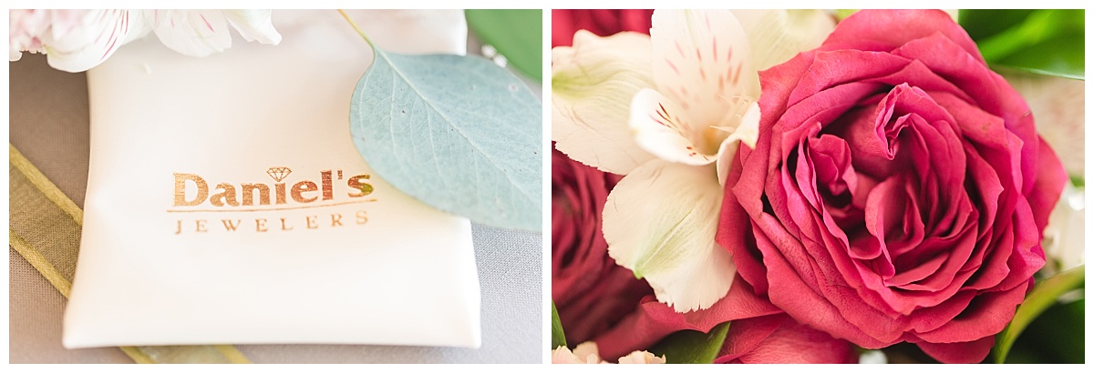 jewelry bag- wedding bouquet