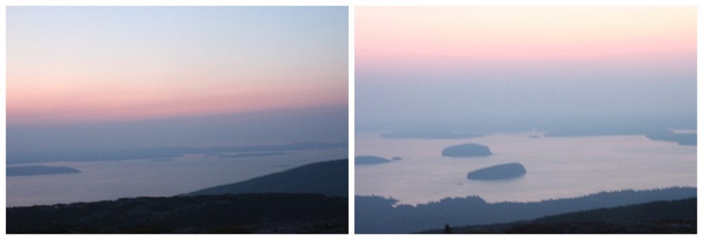 Sunrise at Cadillac Mountain- Bar Harbor Maine