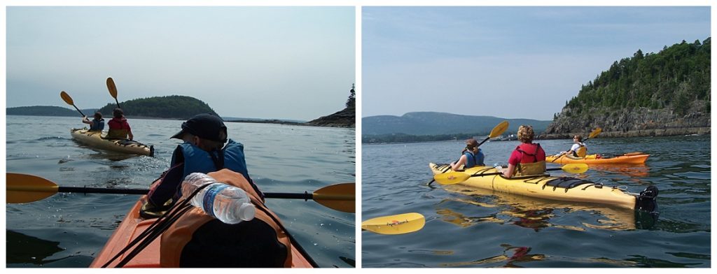 Atlantic Ocean sea kayaking-Bar Harbor Maine