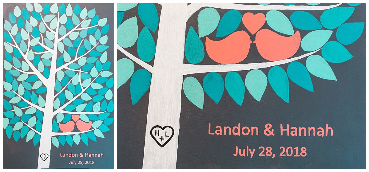 hand painted guest sign | Why Capture Wedding Day Details