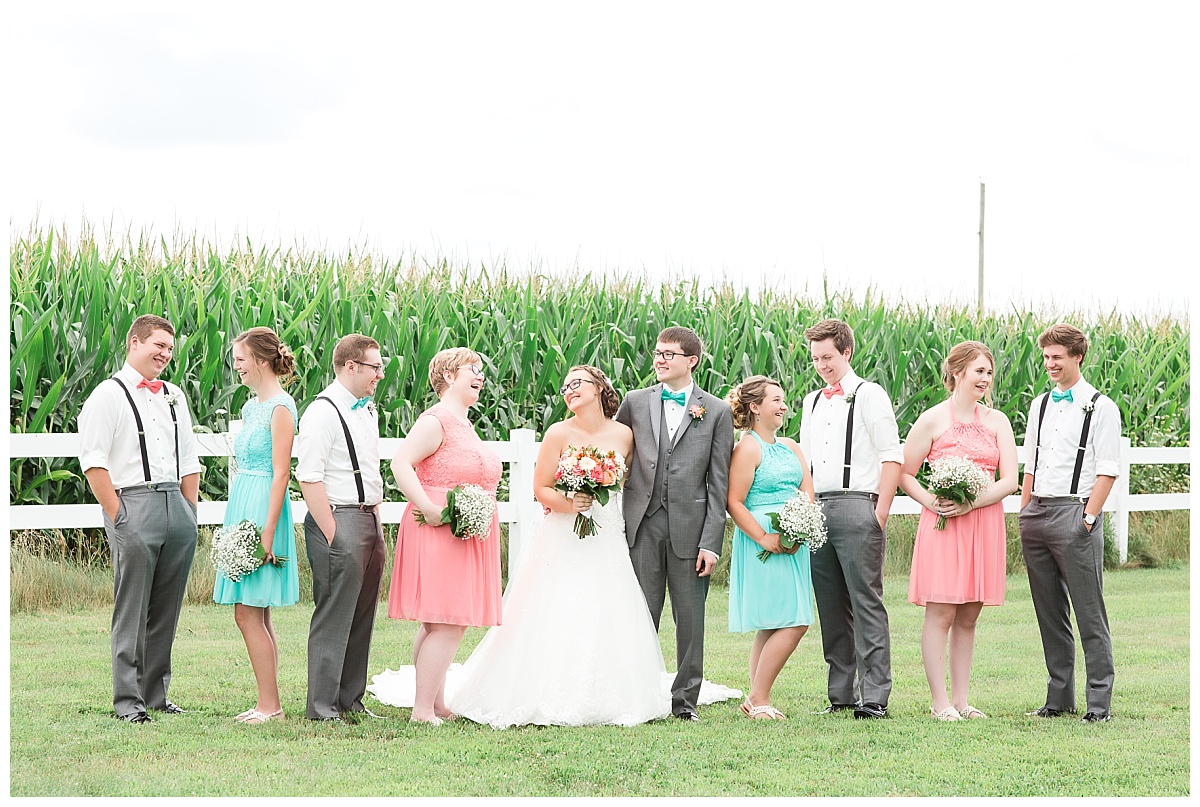 wedding party | summer wedding