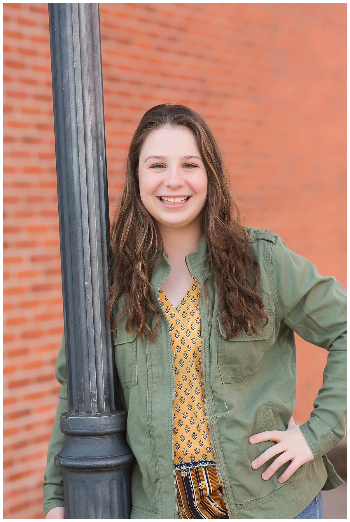 Senior girl urban shot