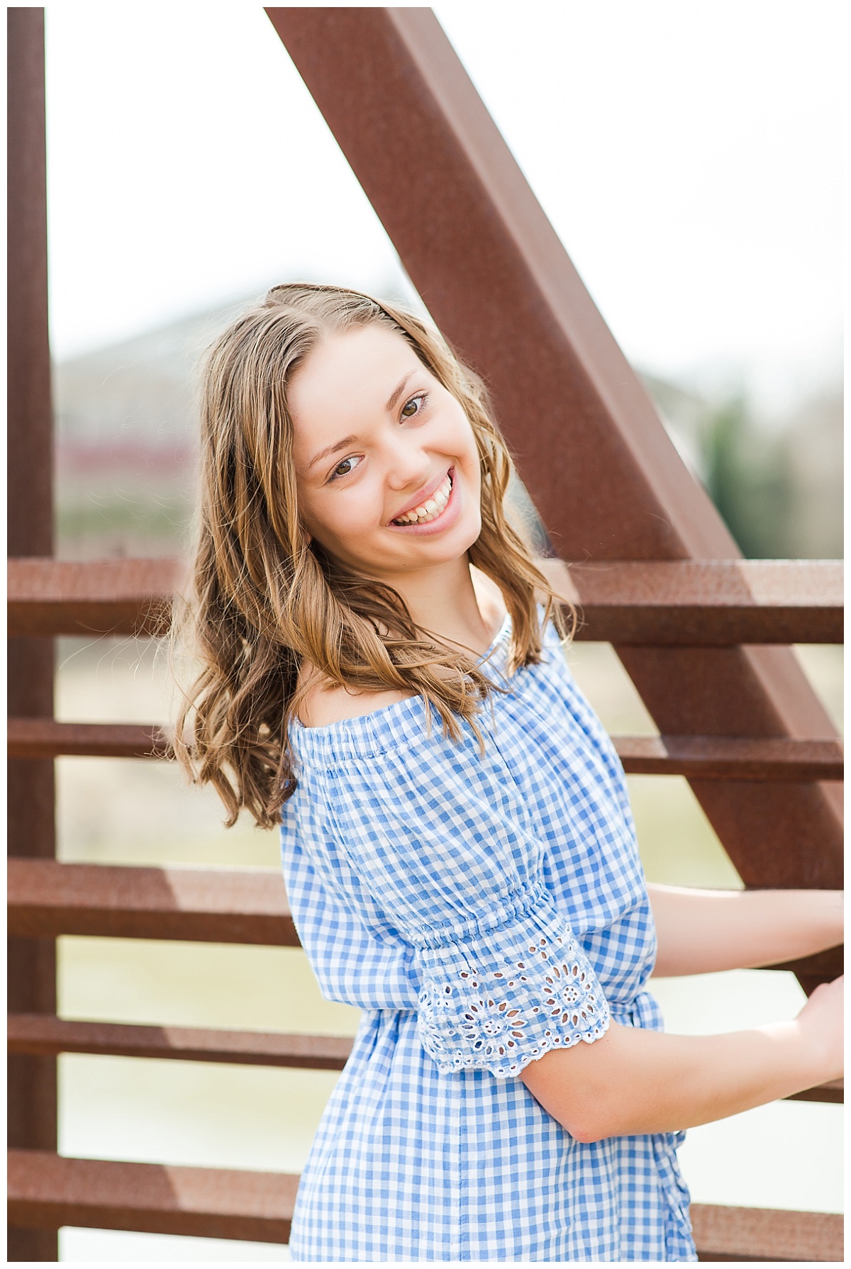 senior girl close-up
