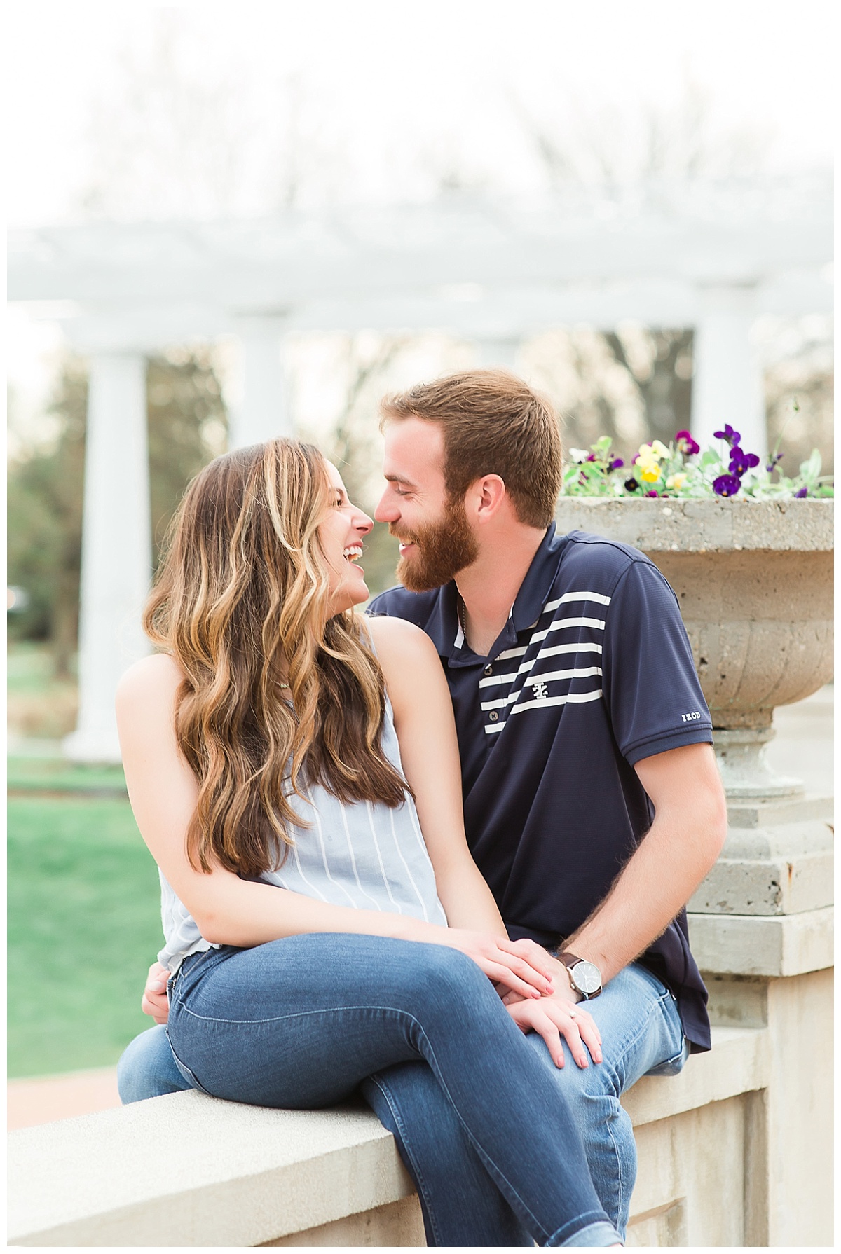 couple sitting together on balcony