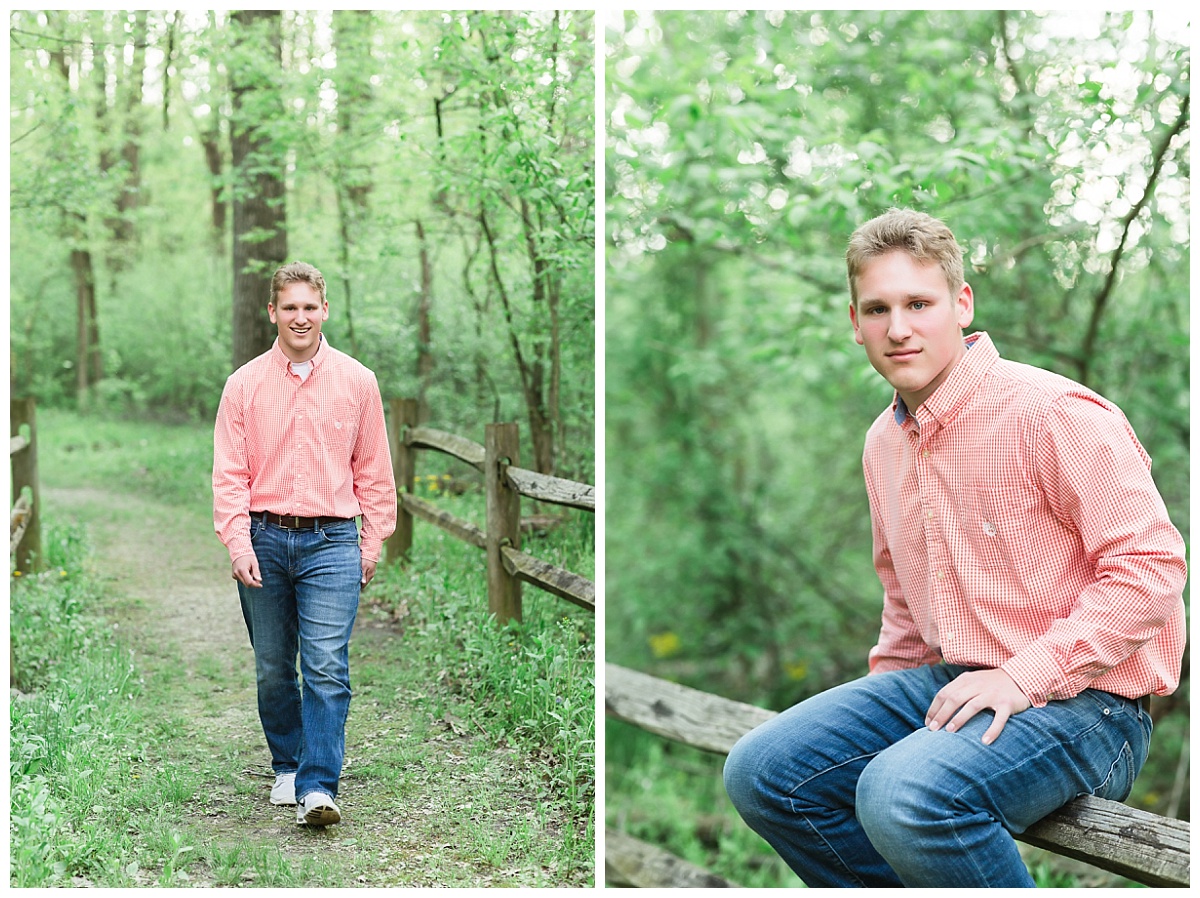 Senior guy nature session photo by Simply Seeking Photography