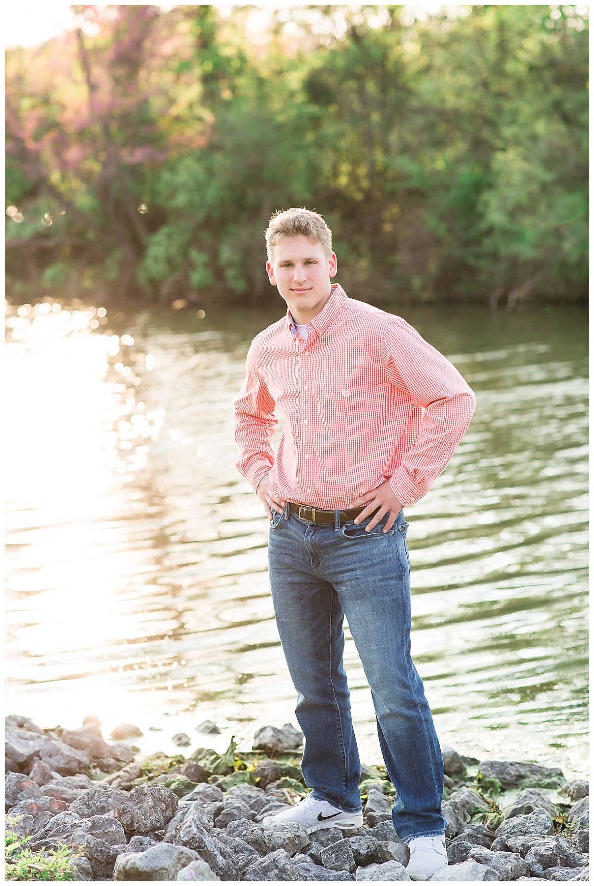 Senior guy nature session photo by Simply Seeking Photography