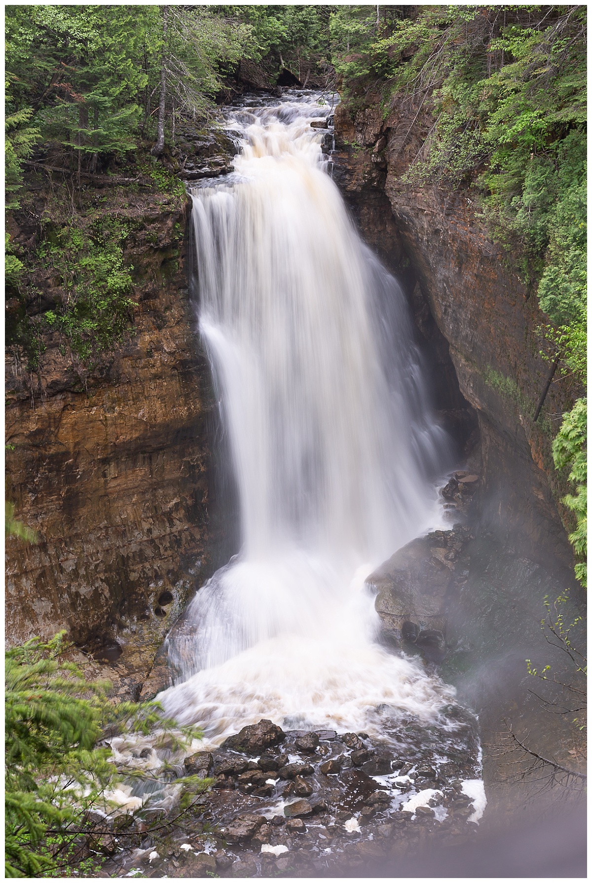 Miner's Falls at Pictured Rocks National Lakeshore photo by Simply Seeking Photography