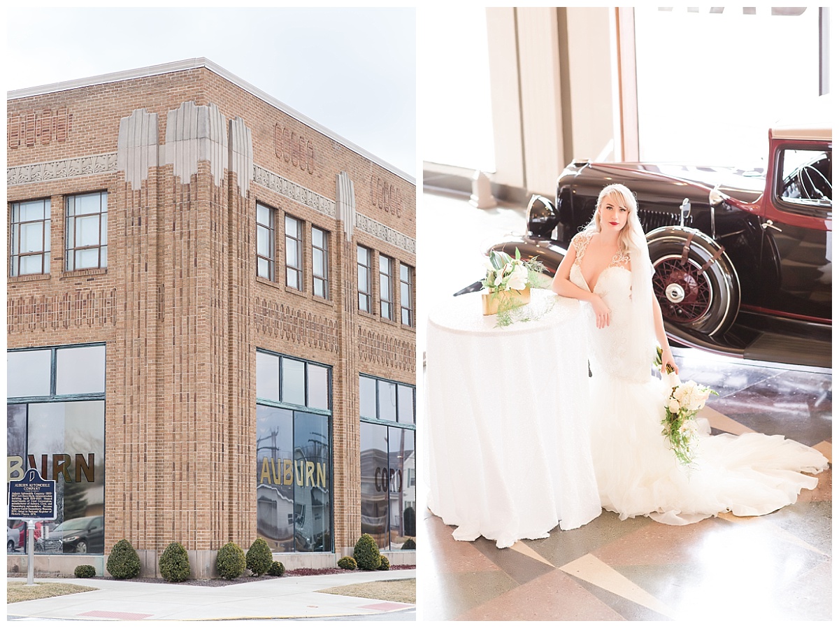 Auburn Cord Duesenberg Museum wedding photo by Simply Seeking Photography