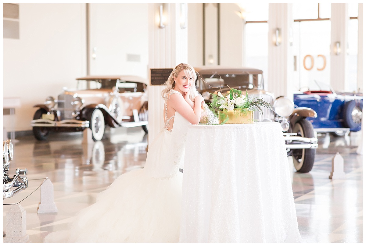 Auburn Cord Duesenberg Museum wedding photo by Simply Seeking Photography