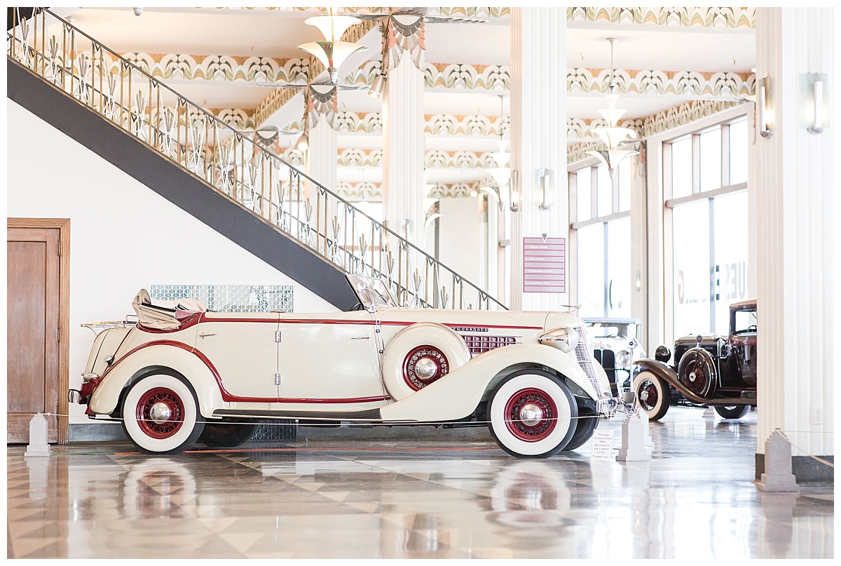 Auburn Cord Duesenberg Museum wedding photo by Simply Seeking Photography