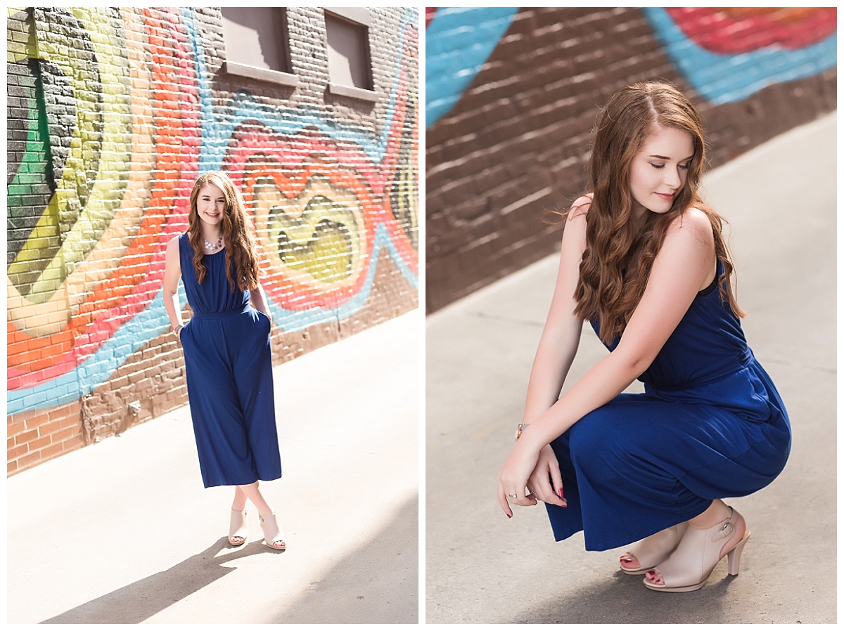 Downtown Fort Wayne Senior session photos by Simply Seeking Photography