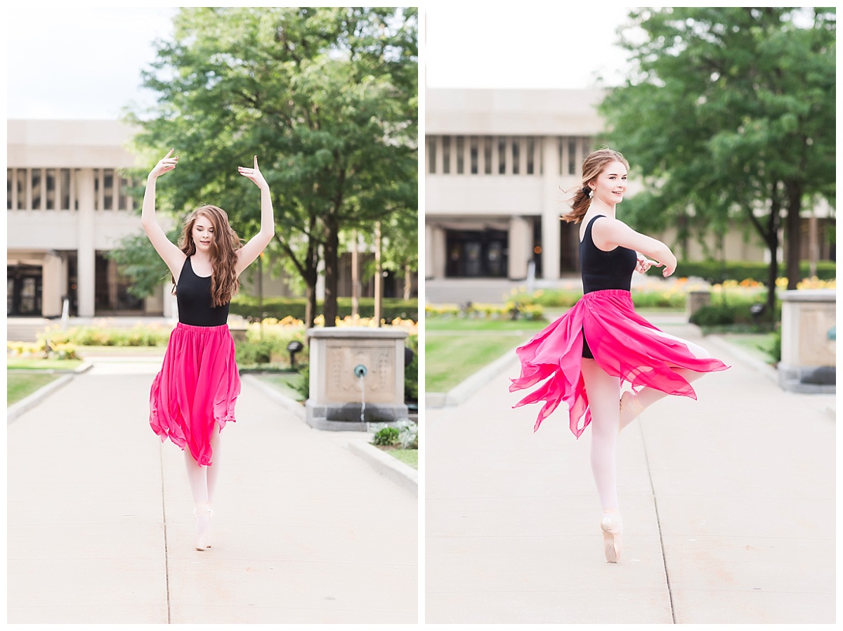 Downtown Fort Wayne Senior session photos by Simply Seeking Photography