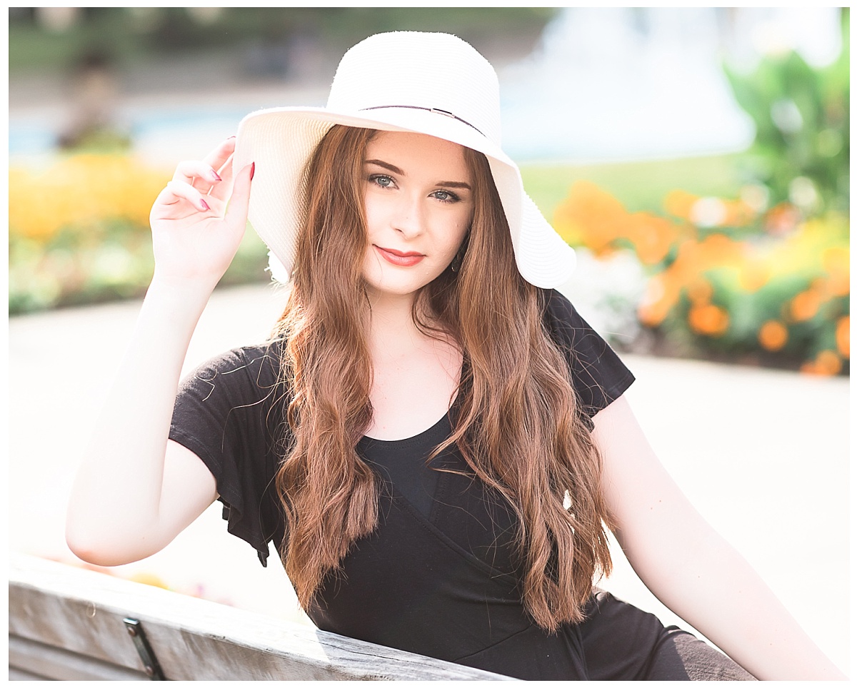 Downtown Fort Wayne Senior session photos by Simply Seeking Photography