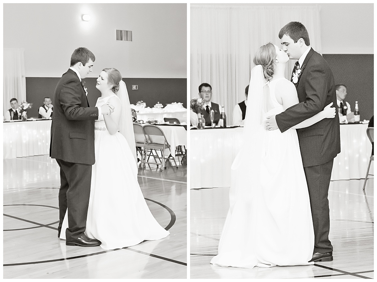 Bride and groom dancing photo by Simply Seeking Photography