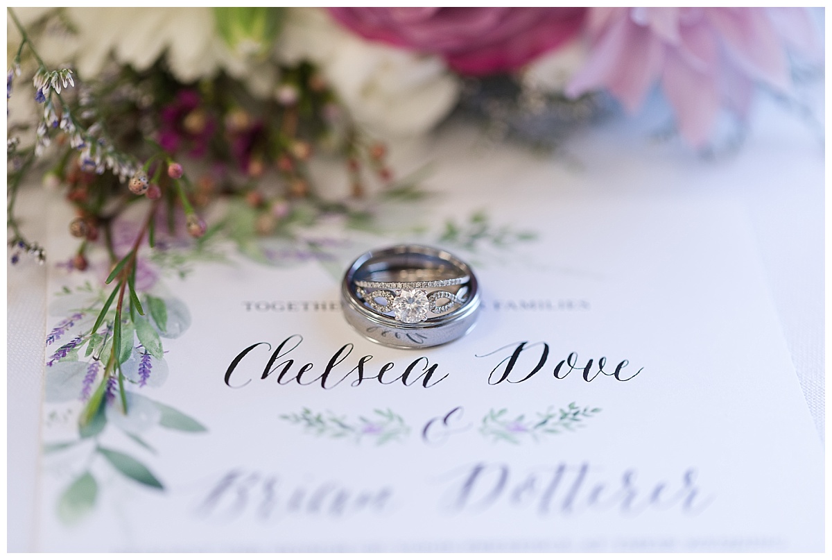 Romantic summer wedding details photo by Simply Seeking Photography