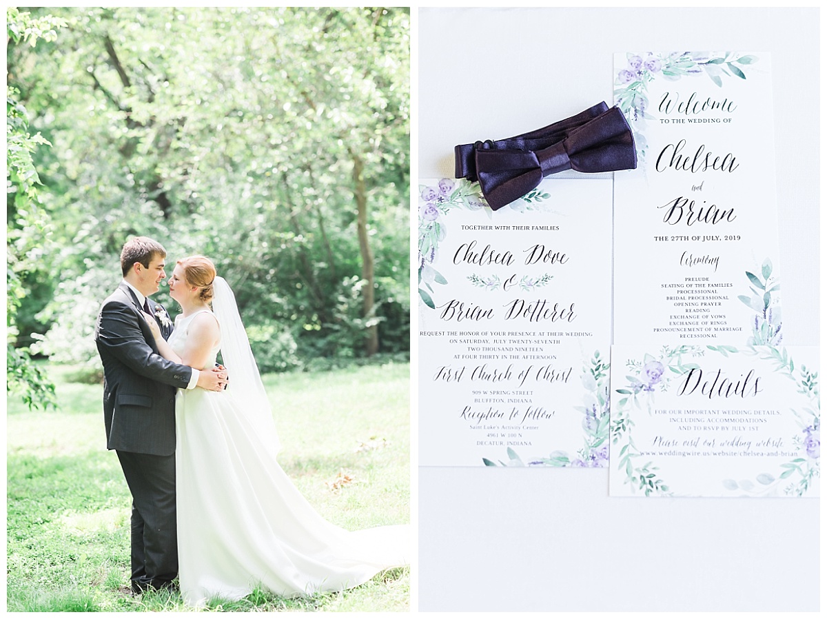 Romantic summer wedding details photo by Simply Seeking Photography