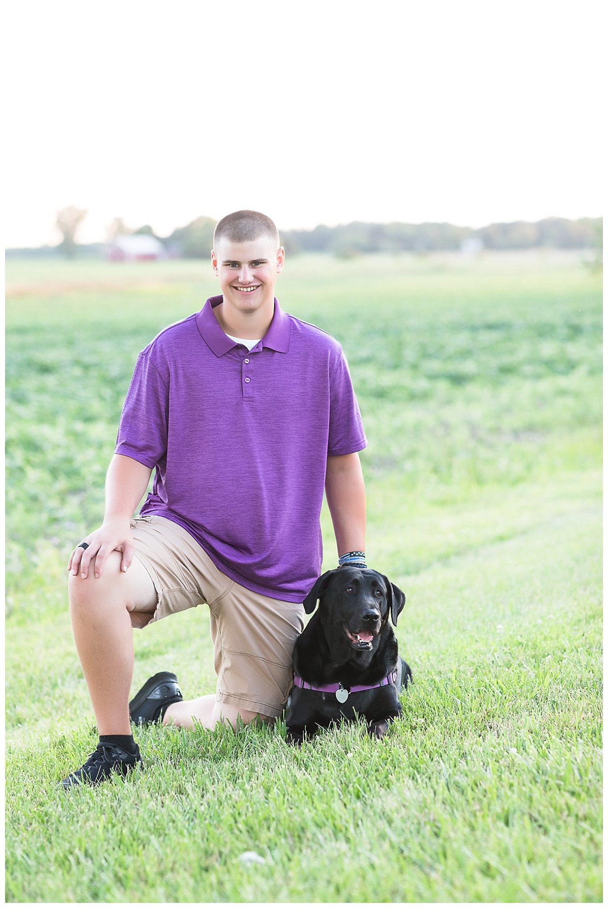 Senior guy with his dog photo by Simply Seeking Photography