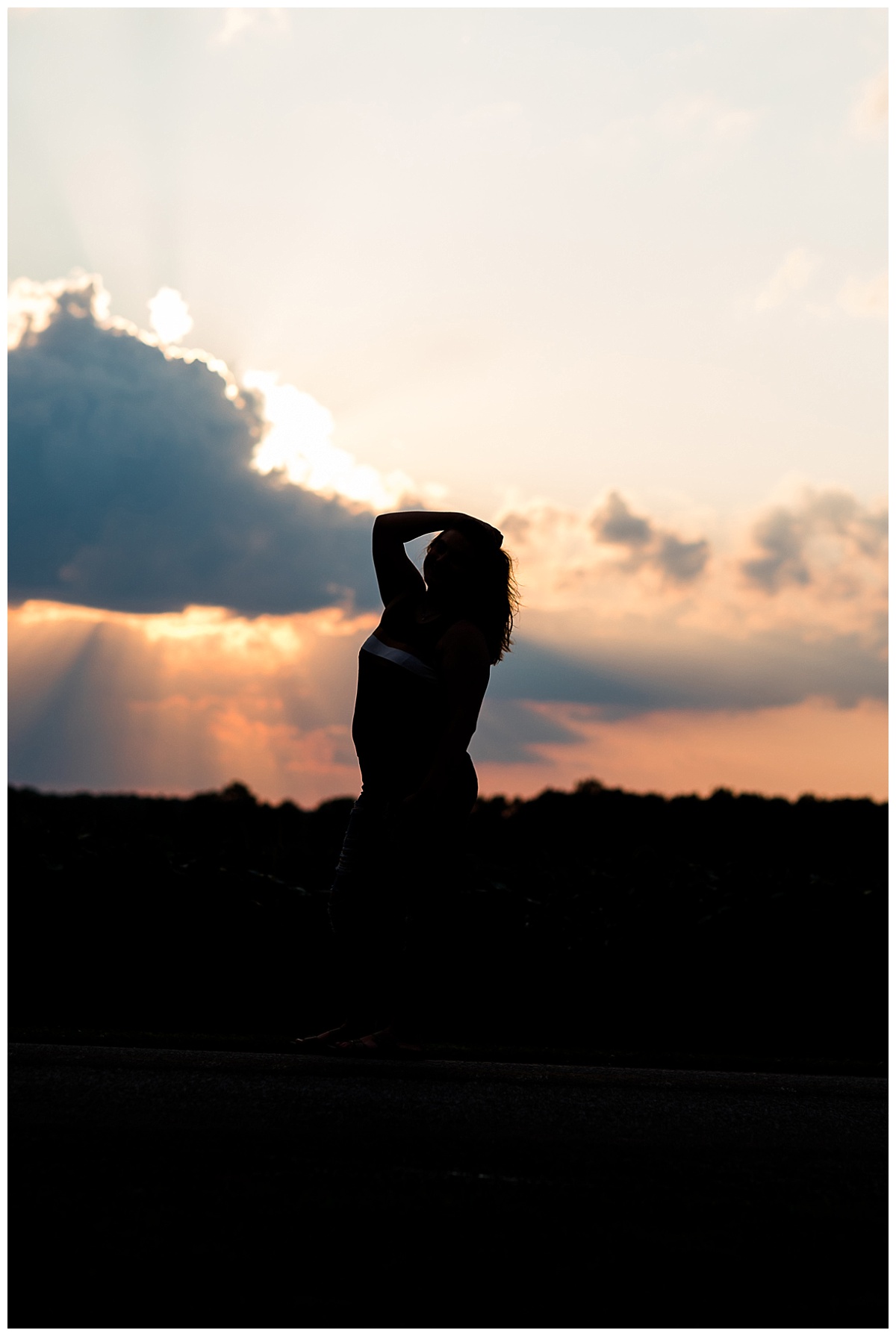 sunset silhouette photo by Simply Seeking Photography