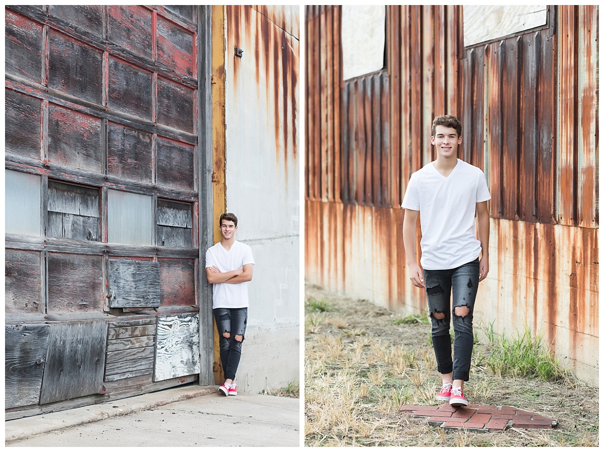Industrial Senior Session photo by Simply Seeking Photography