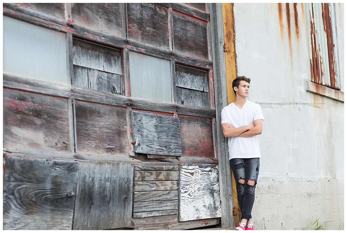 Industrial Senior Session photo by Simply Seeking Photography