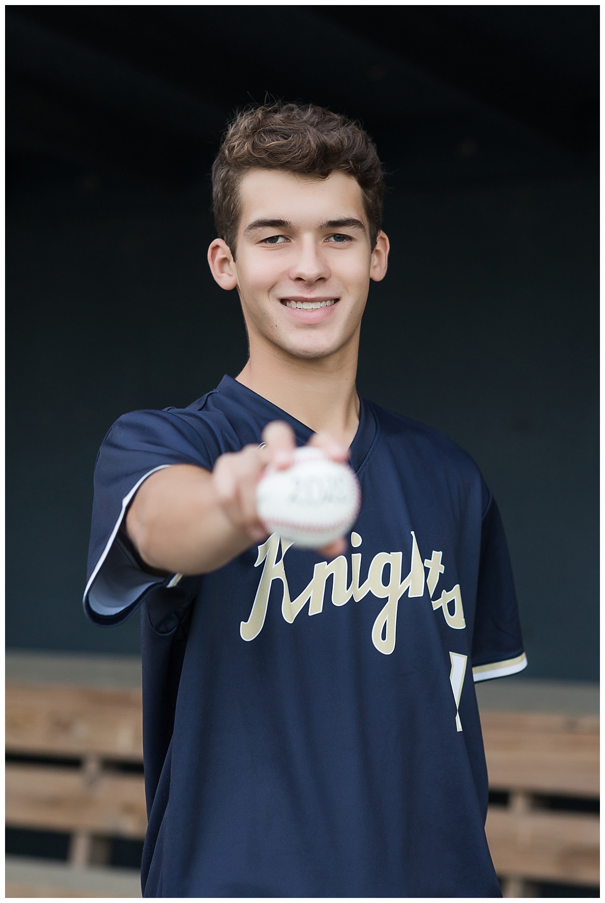 Senior guy baseball photo by Simply Seeking Photography