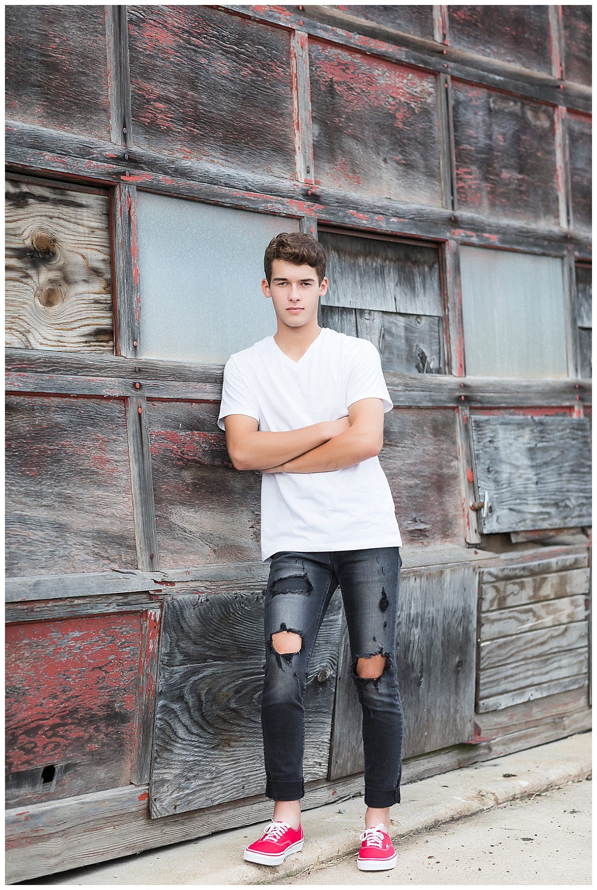 Industrial Senior Session photo by Simply Seeking Photography
