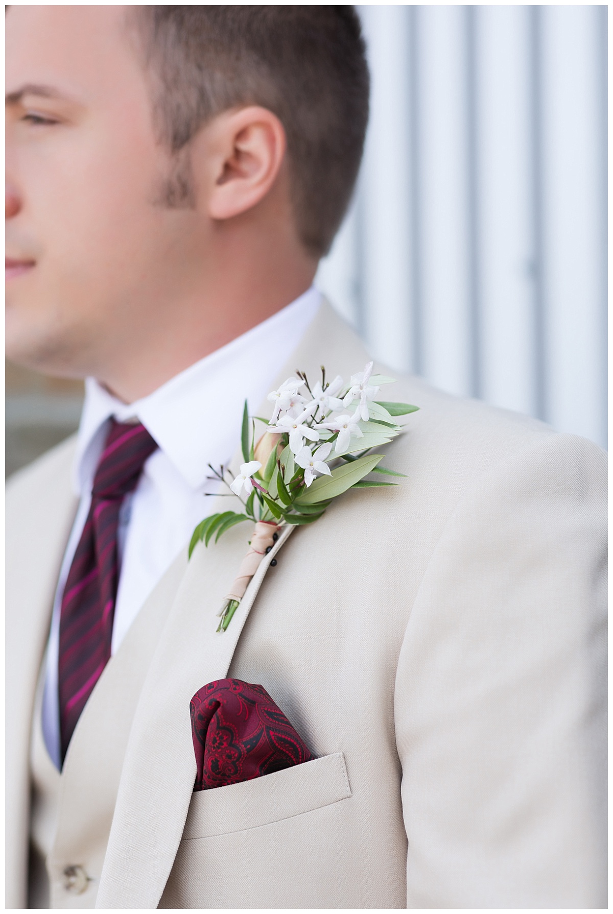 Groom details photo by Simply Seeking Photography