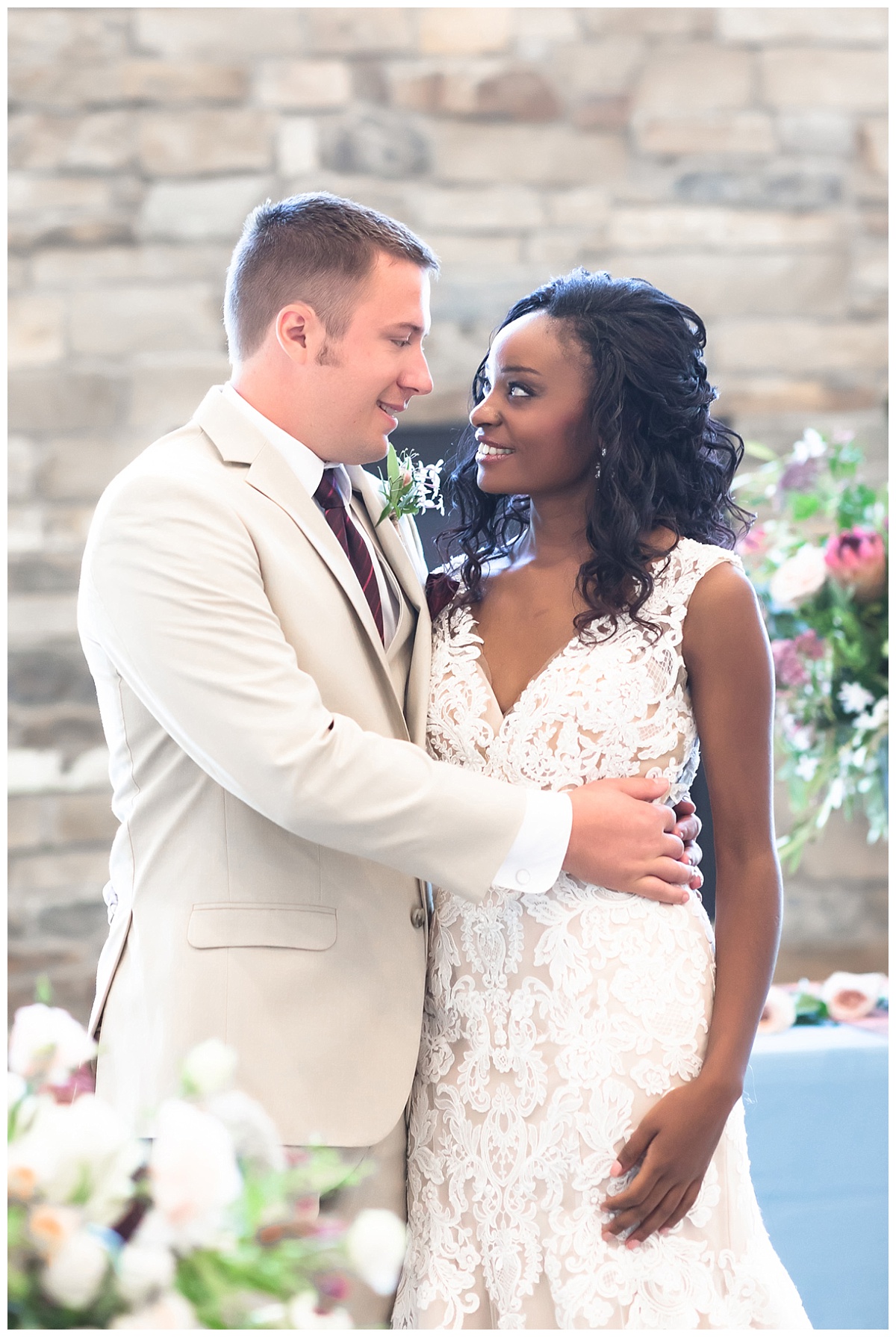 Bride and groom photo by Simply Seeking Photography
