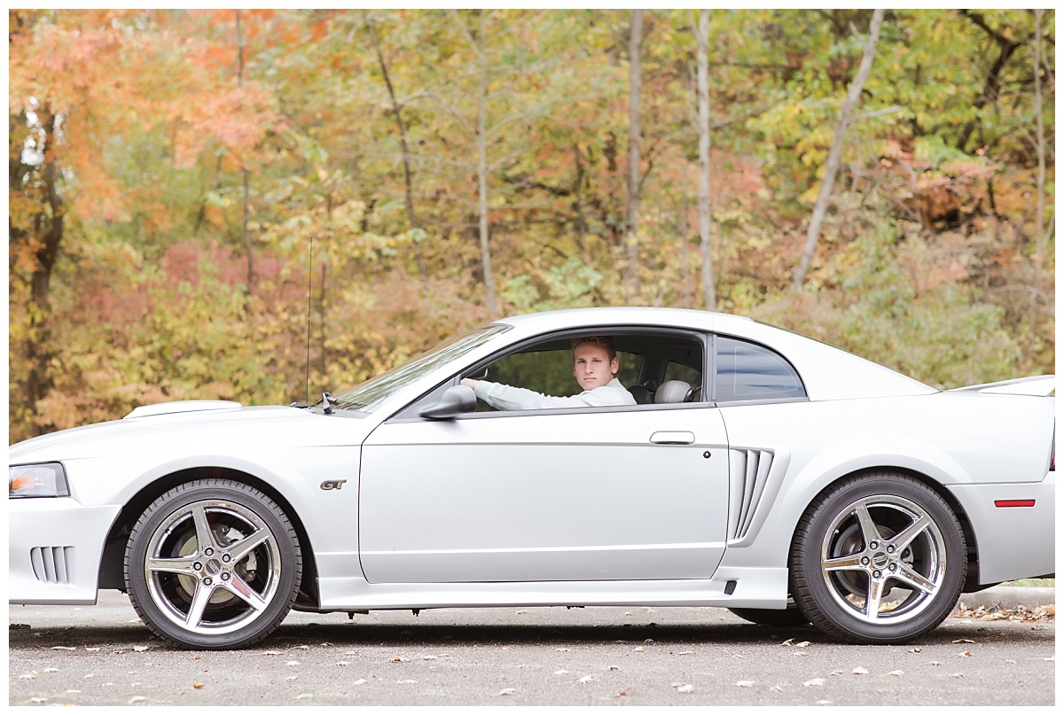 Car Loving Senior Session photo by Simply Seeking Photography