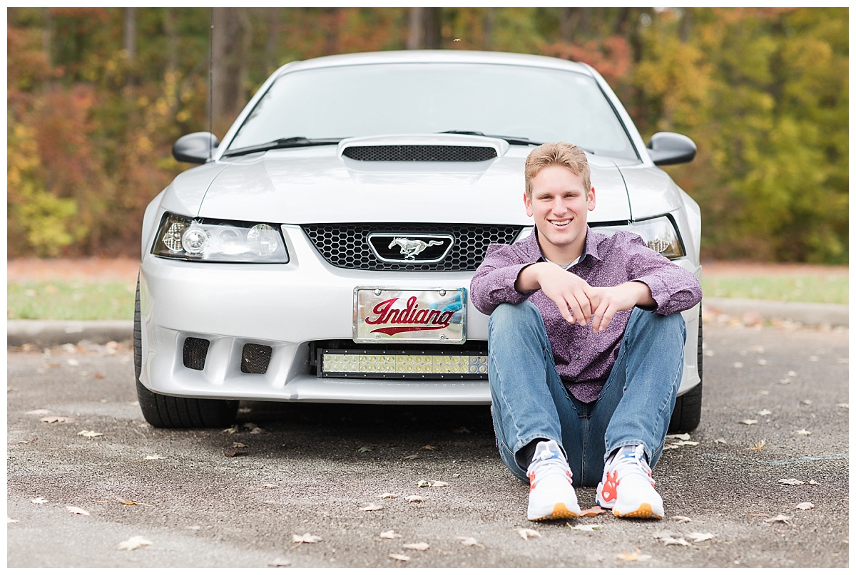 Car Loving Senior Session photo by Simply Seeking Photography