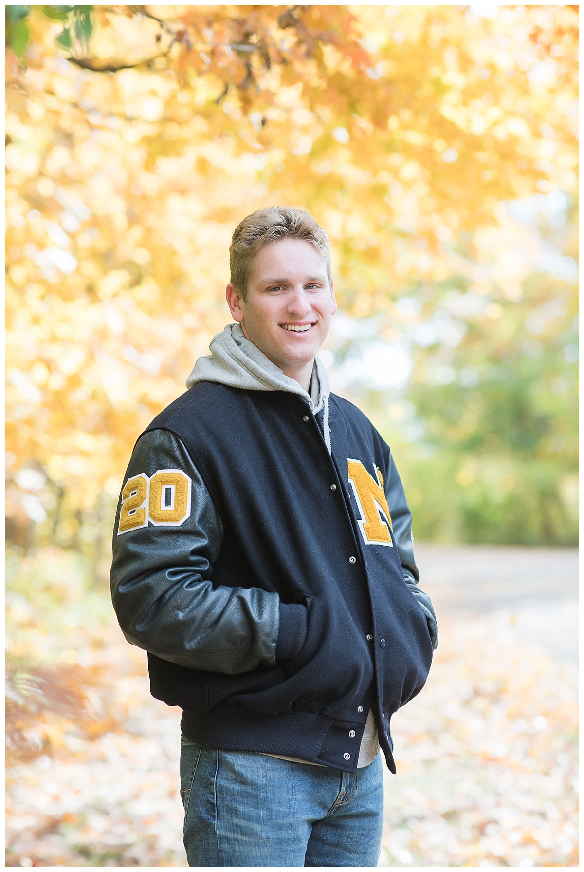 football player Senior Session photo by Simply Seeking Photography