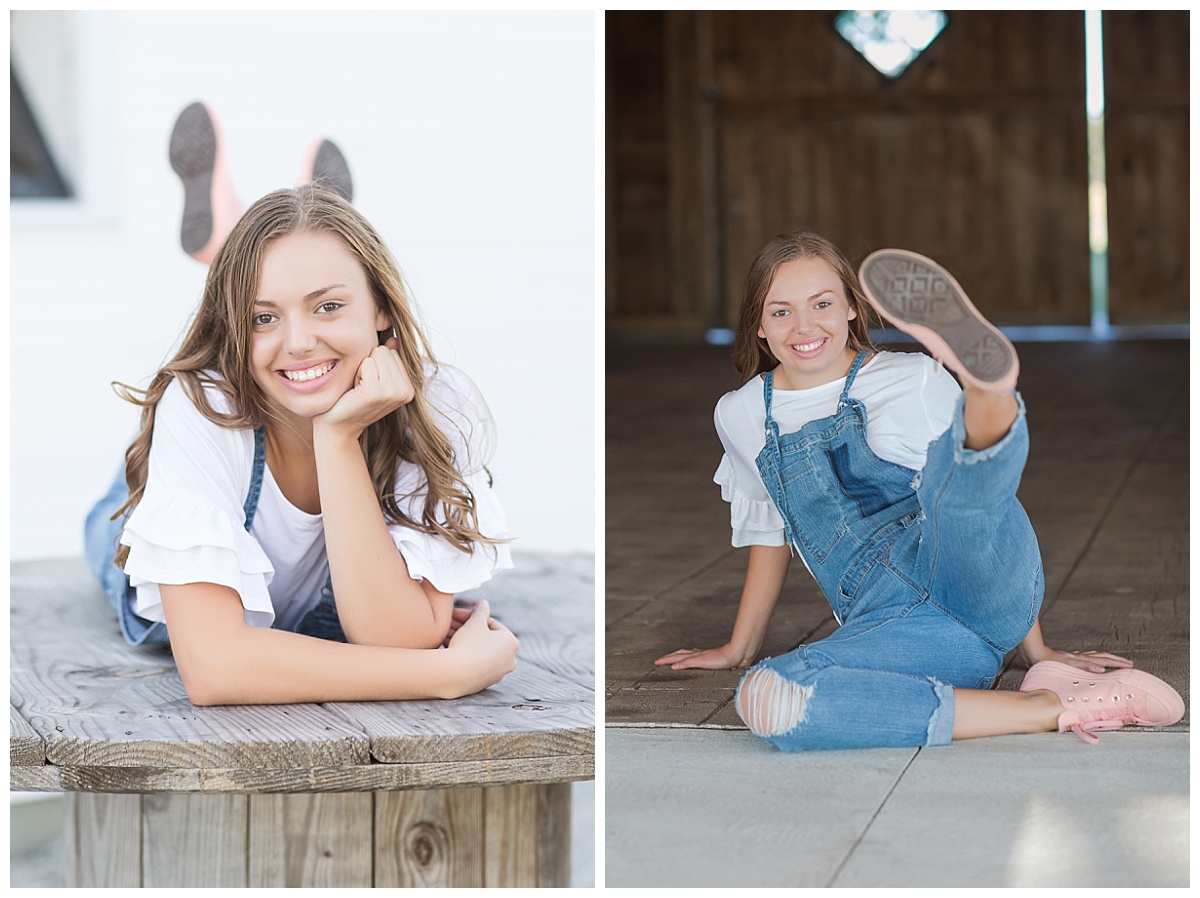 Senior session at White Rock Barn photo by Simply Seeking Photography