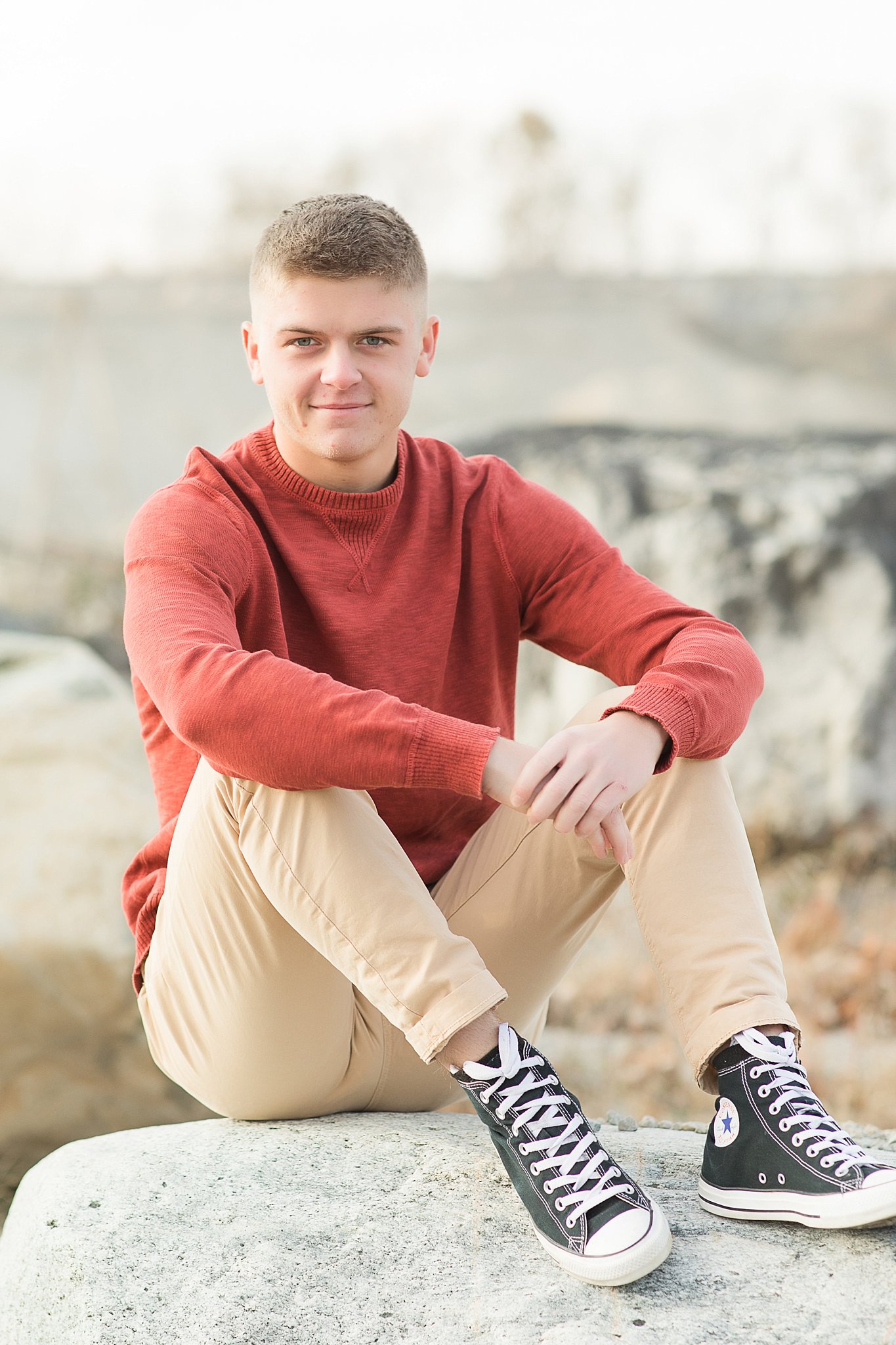 American solider senior session photo by Simply Seeking Photography