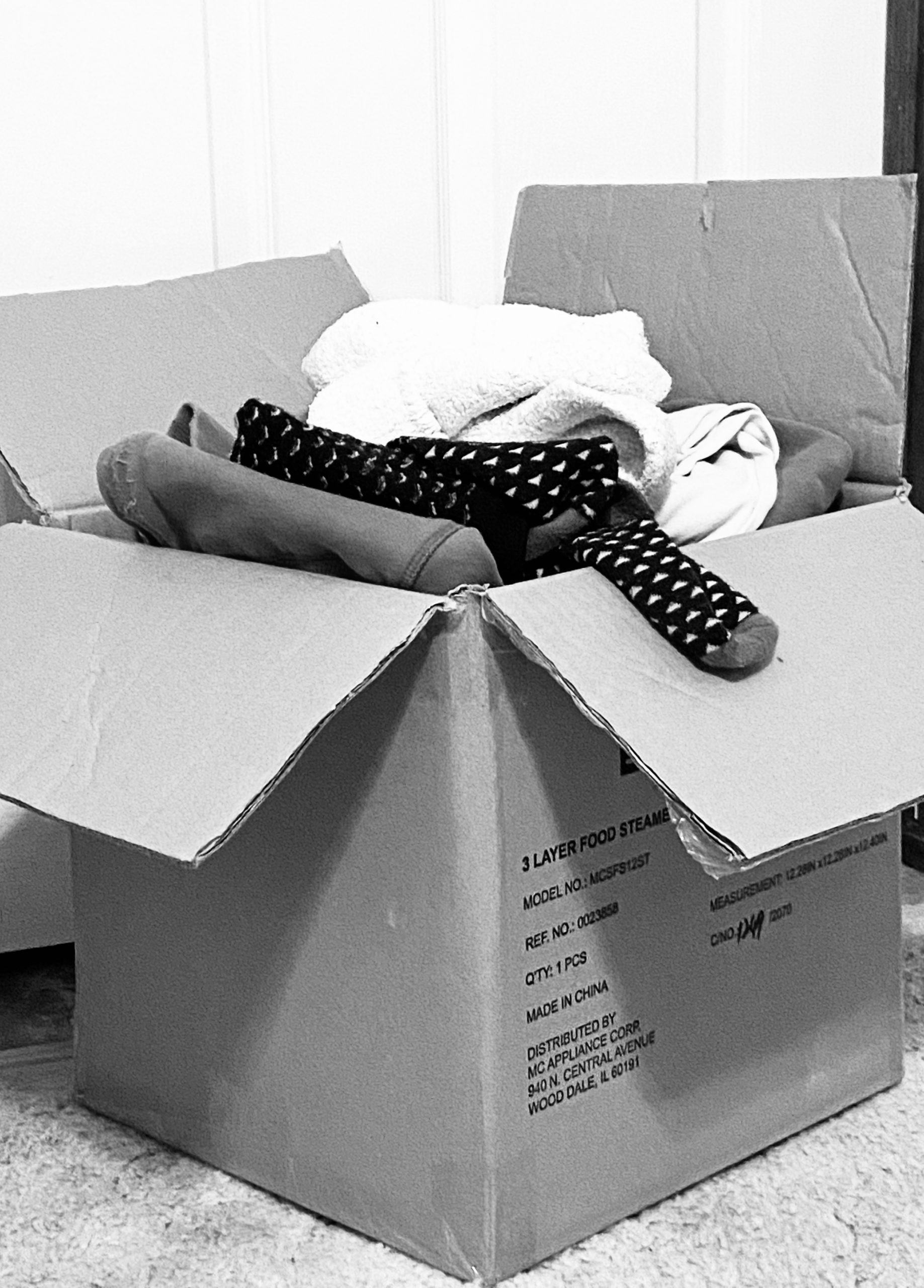 contentment challenge- donation box