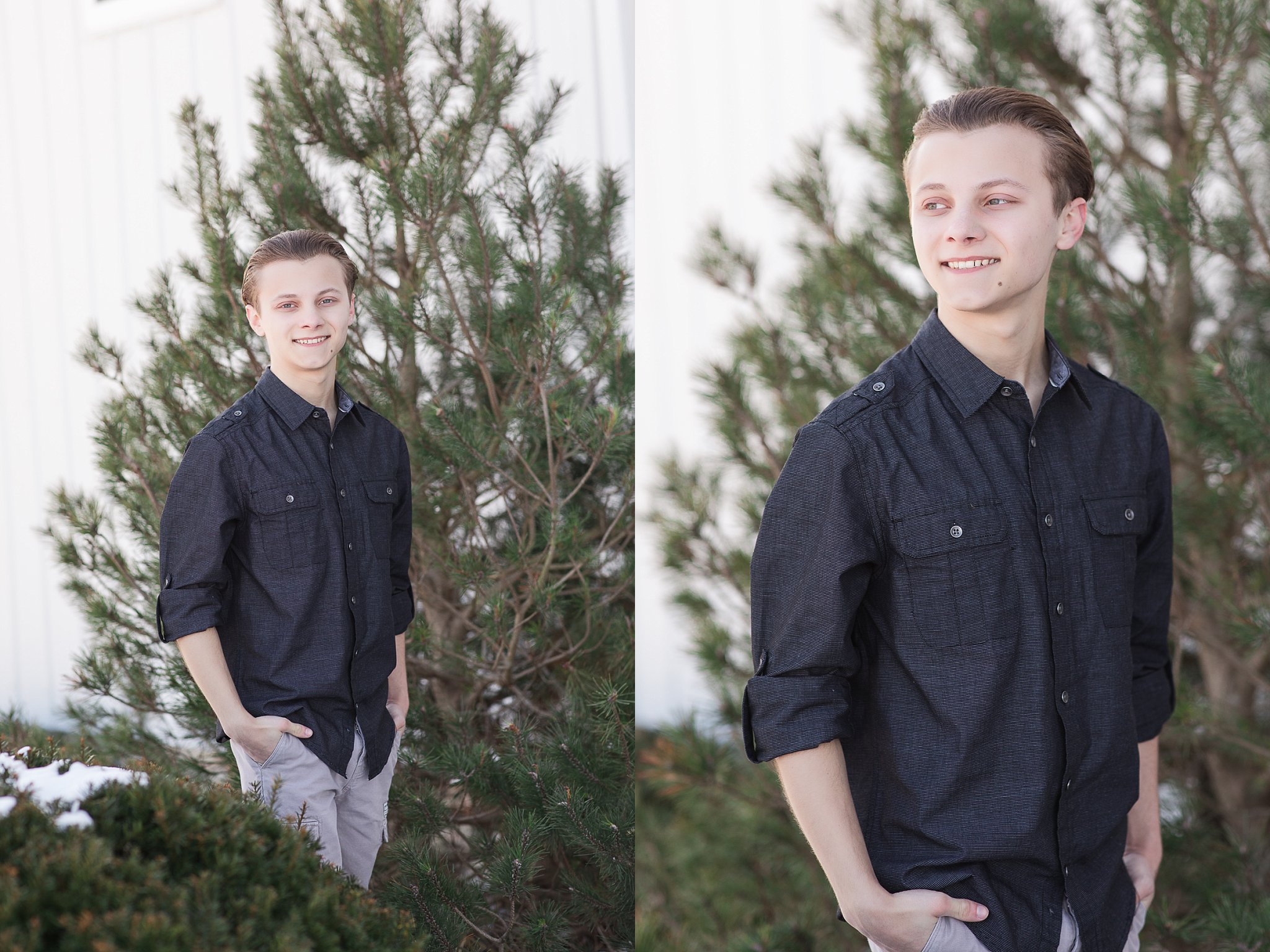 Winter Senior Session photos by Simply Seeking Photography