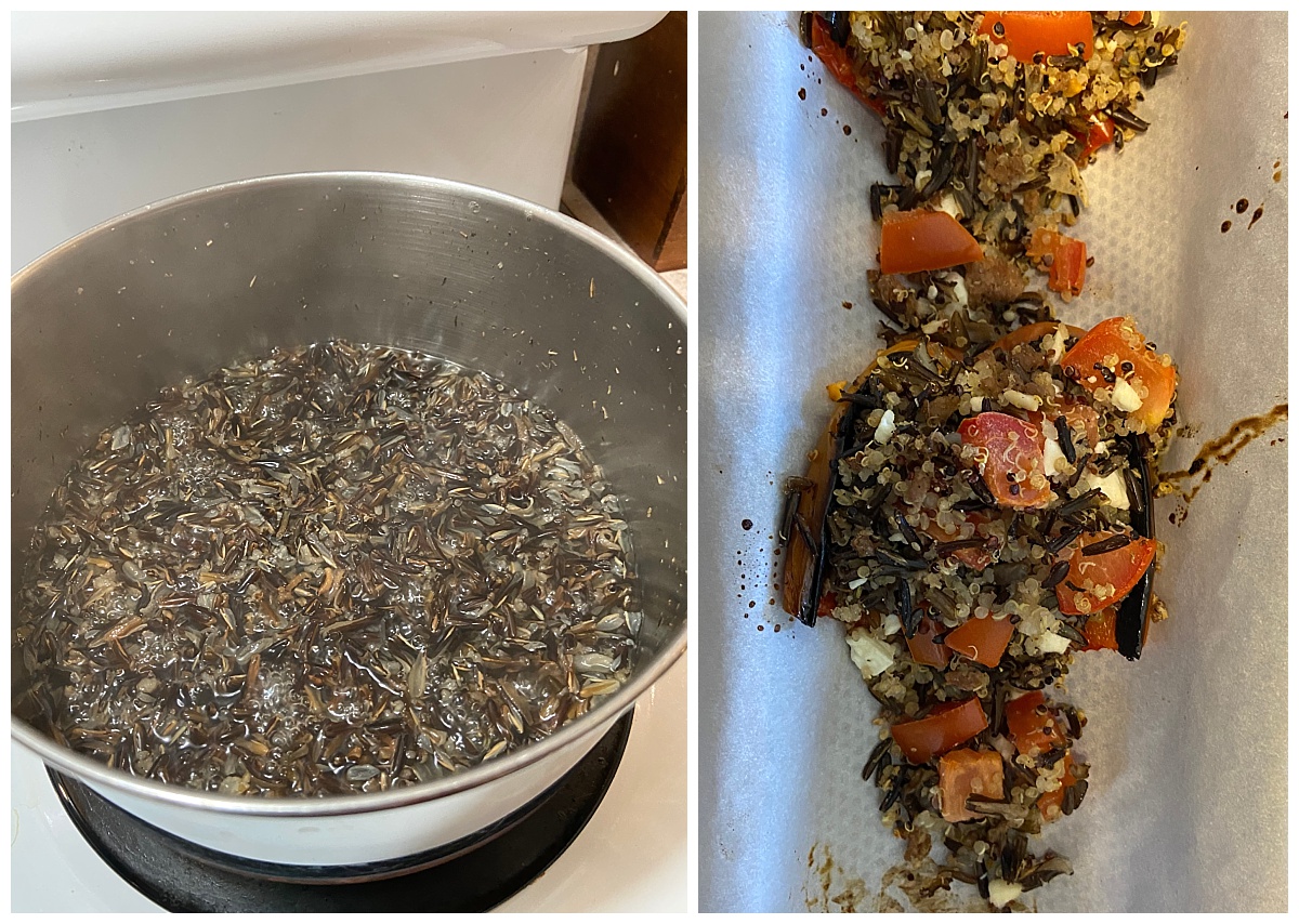 Roasted Stuffed peppers