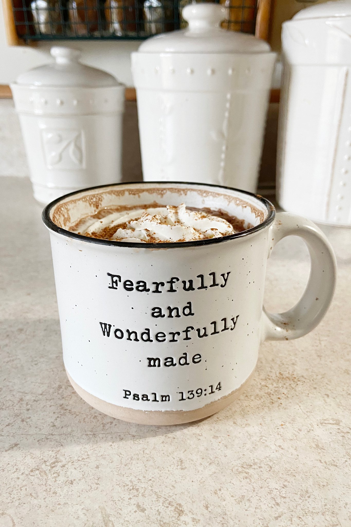 Cup with Bible verse