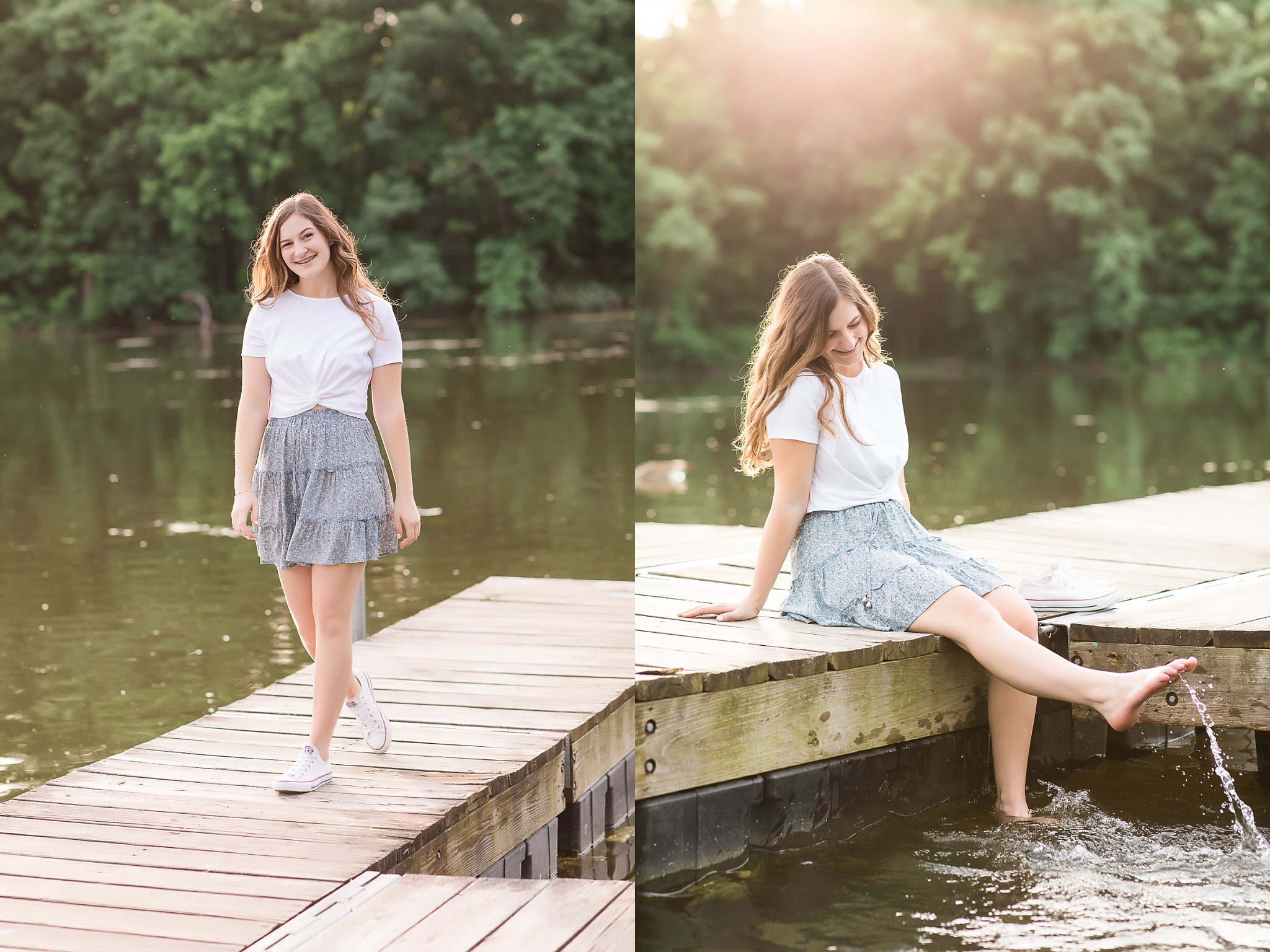 golden hour senior session photos by Simply Seeking Photography