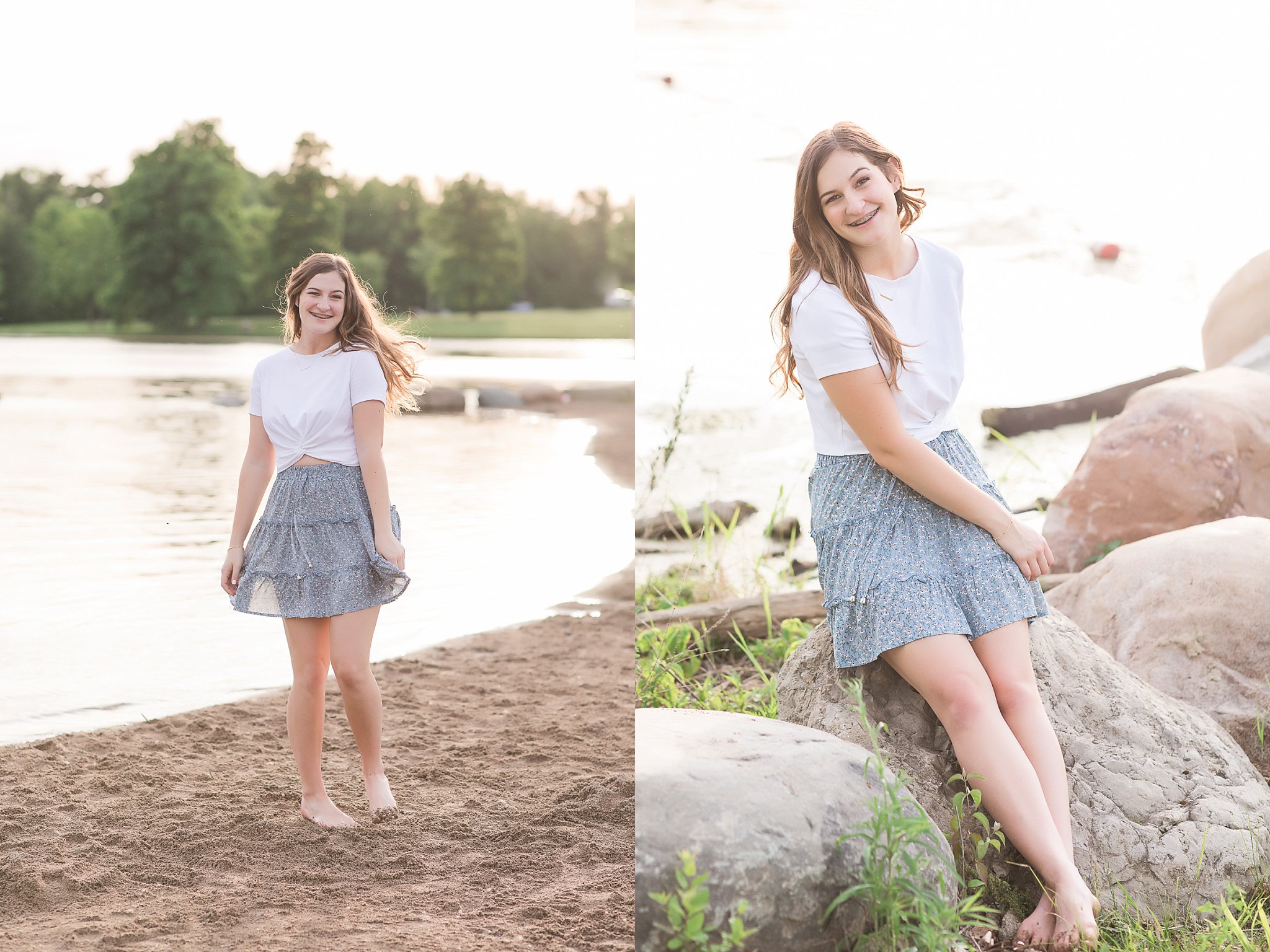 golden hour senior session photos by Simply Seeking Photography