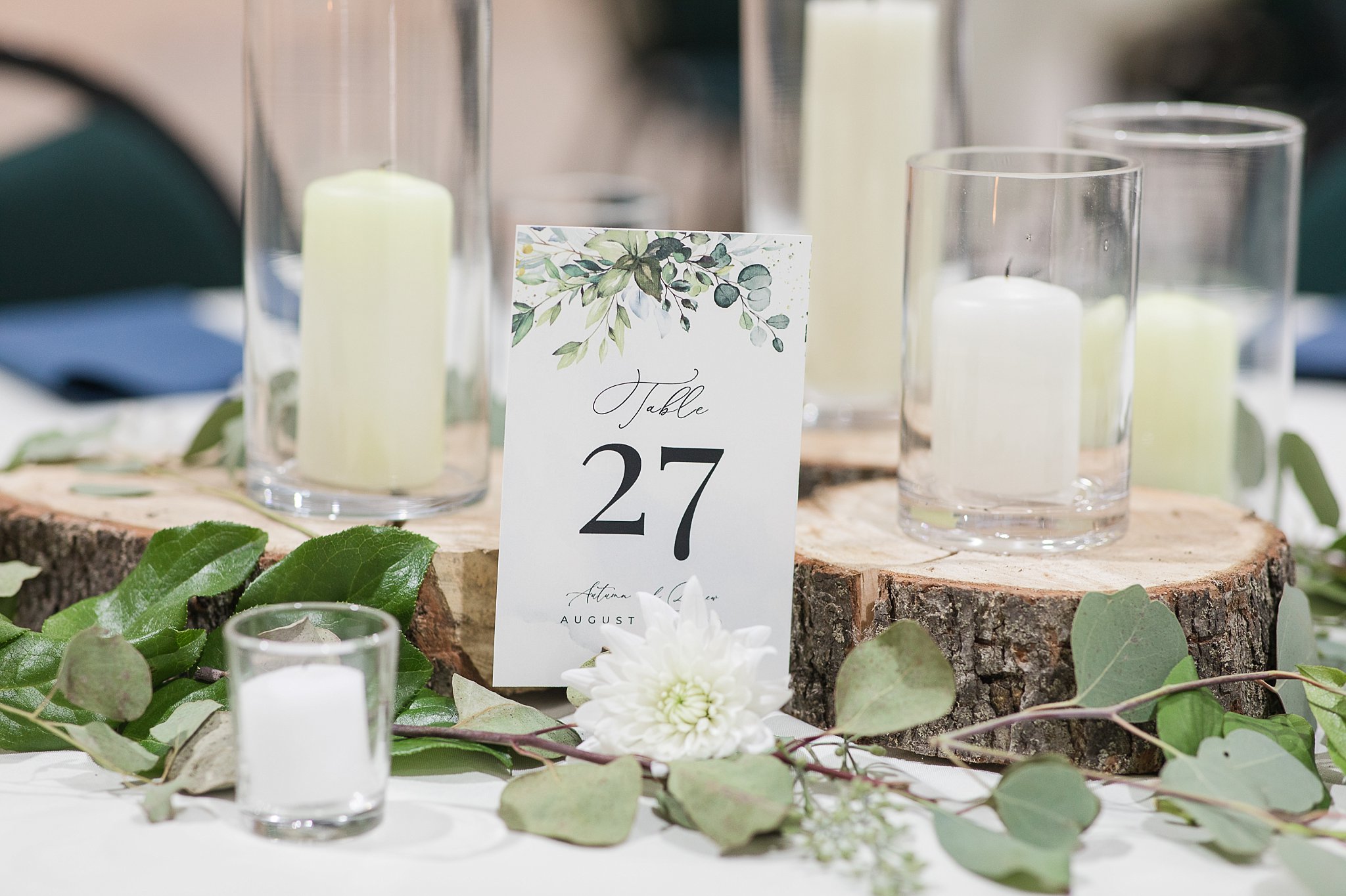 Details of Hues of Rose and Navy Wedding