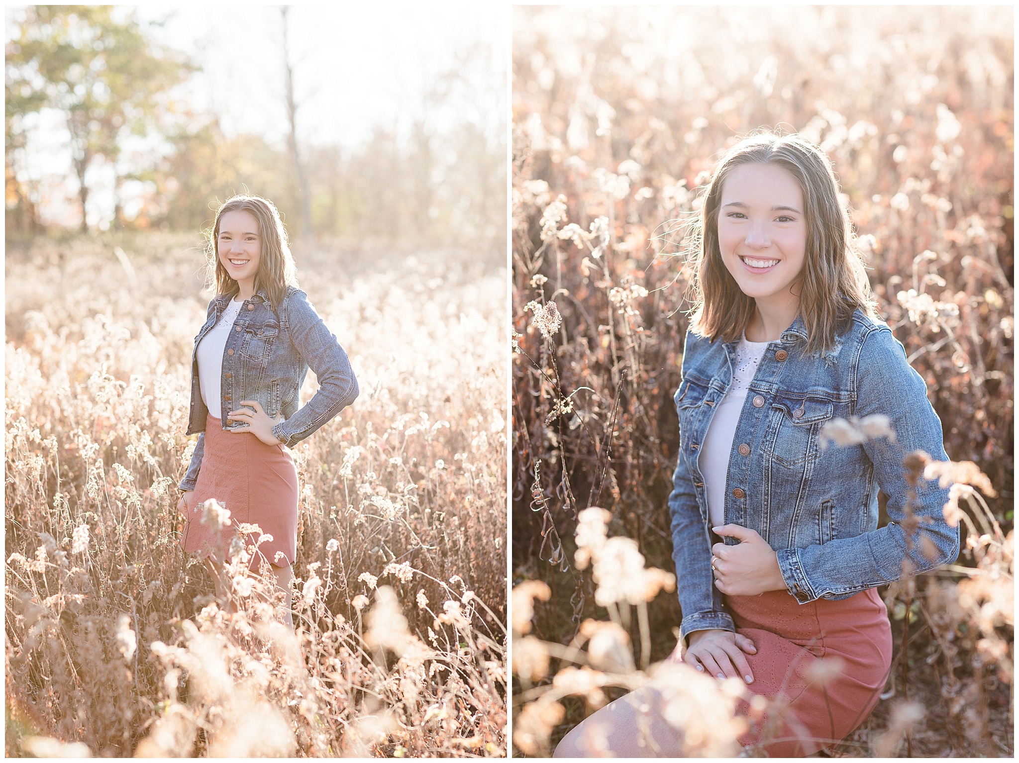 golden glow senior session