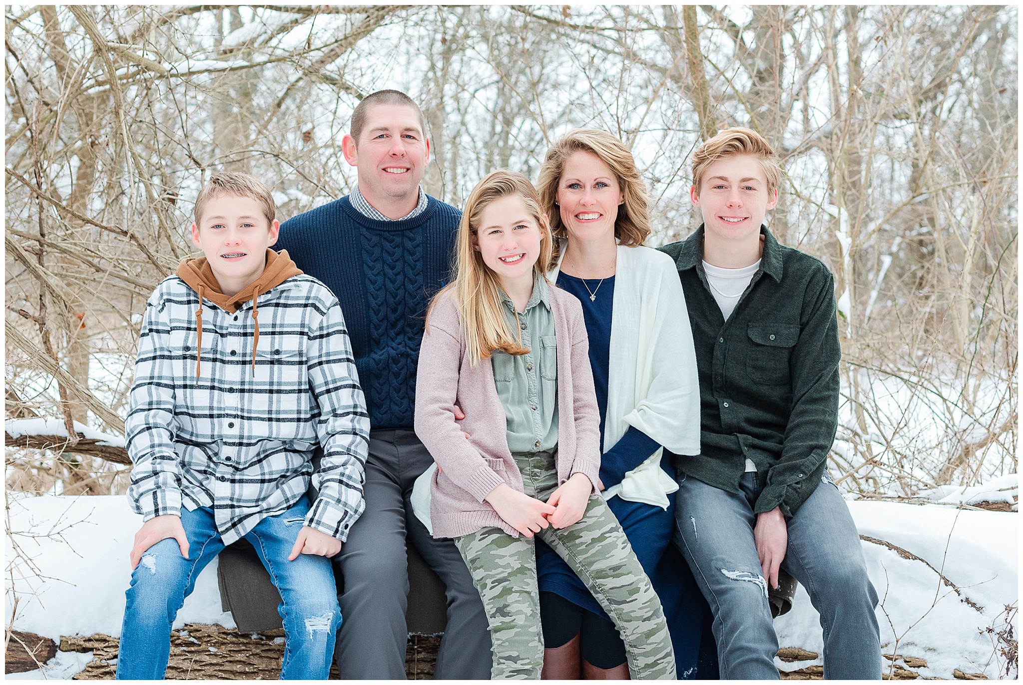 Snowy Family Session