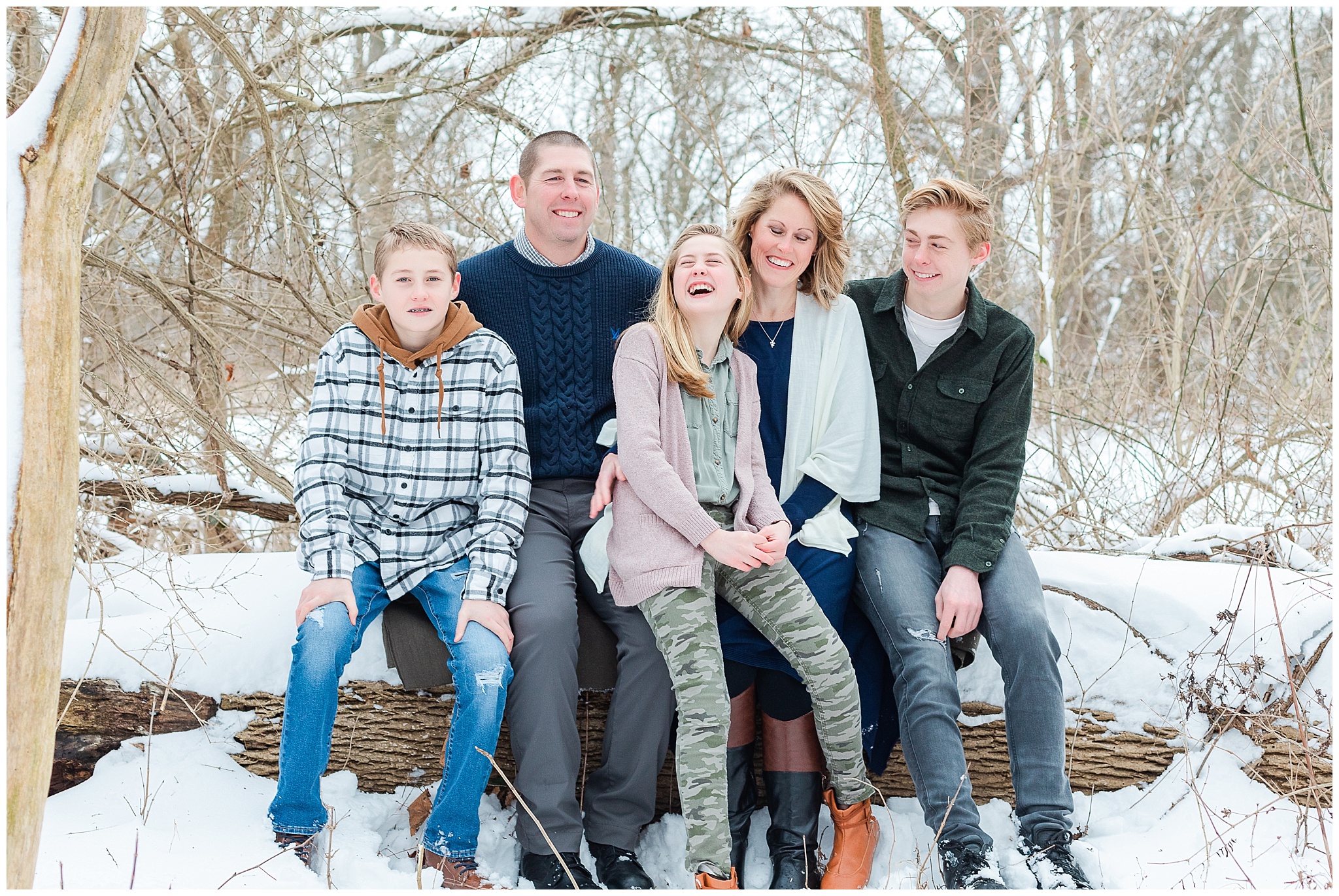 Snowy Family Session