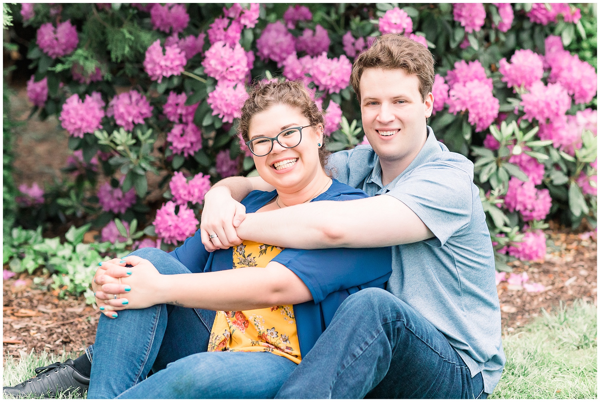 Lakeside Garden summer engagement session Lakeside Garden summer engagement session photos by Simply Seeking Photography