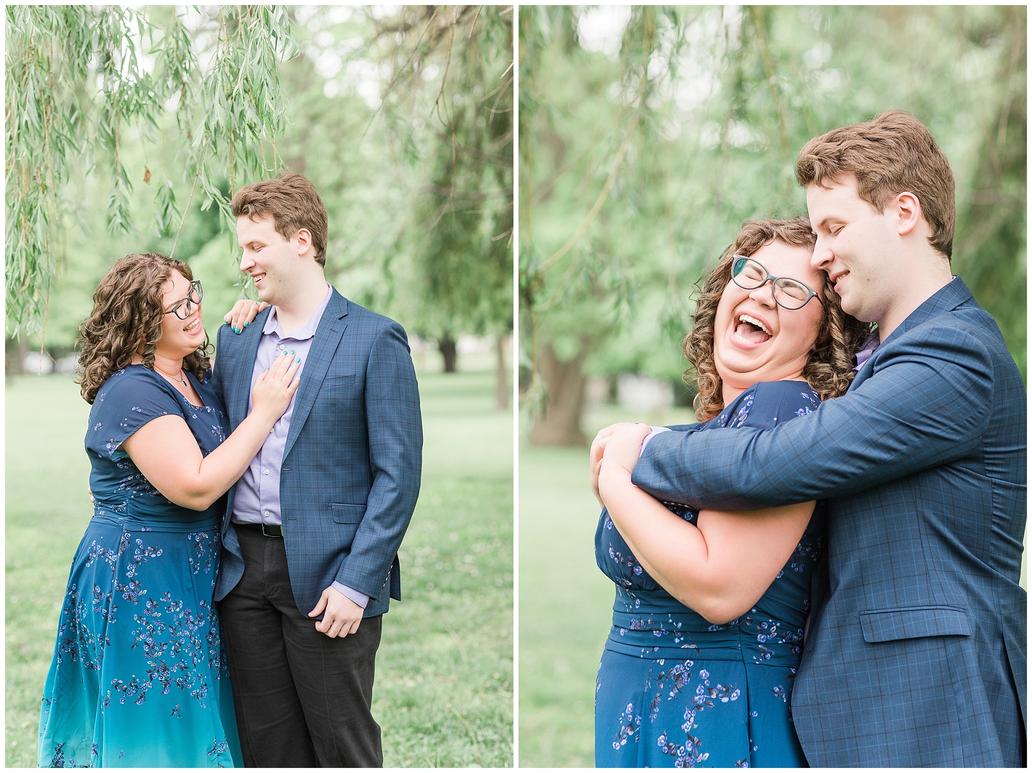 Lakeside Garden summer engagement session photos by Simply Seeking Photography