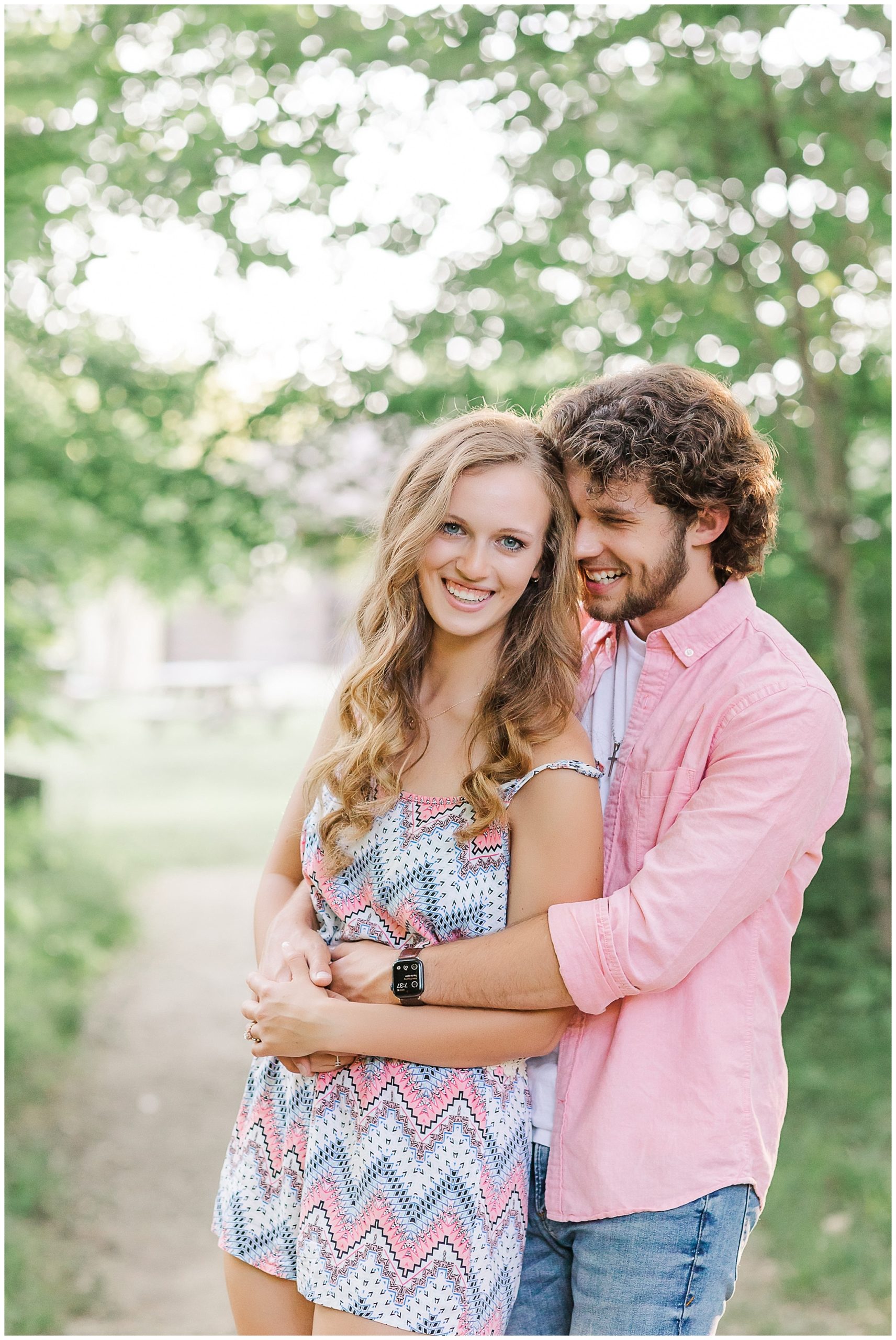 Golden Hour Summer Engagement Session photos by Simply Seeking Photography Fort Wayne wedding photographer Golden Hour Summer Engagement Session